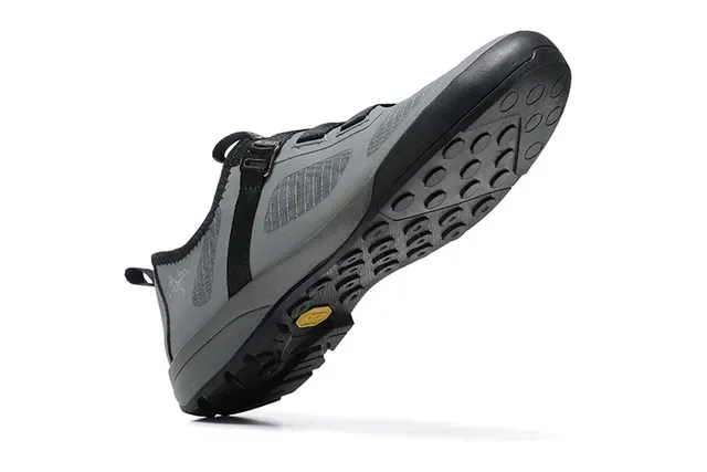 Arc'teryx Black Silver Laceless Strap-Closure Lifestyle Sneakers 3