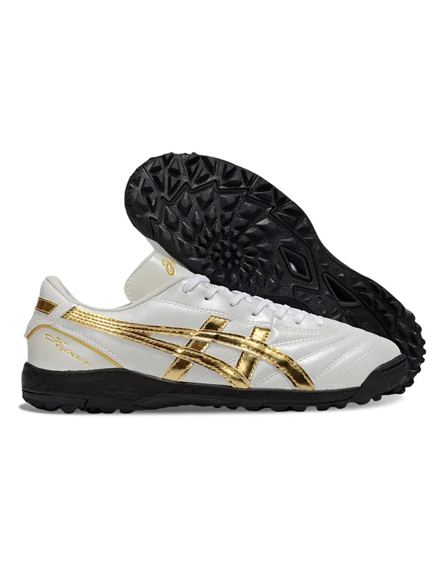ASICS Copa Mundial Chaussures de football blanc et vert gazon artificiel 4