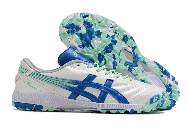 ASICS Copa Mundial Chaussures de football blanc et vert gazon artificiel 16