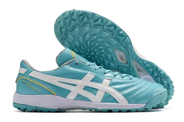 ASICS Copa Mundial Chaussures de football blanc et vert gazon artificiel 18