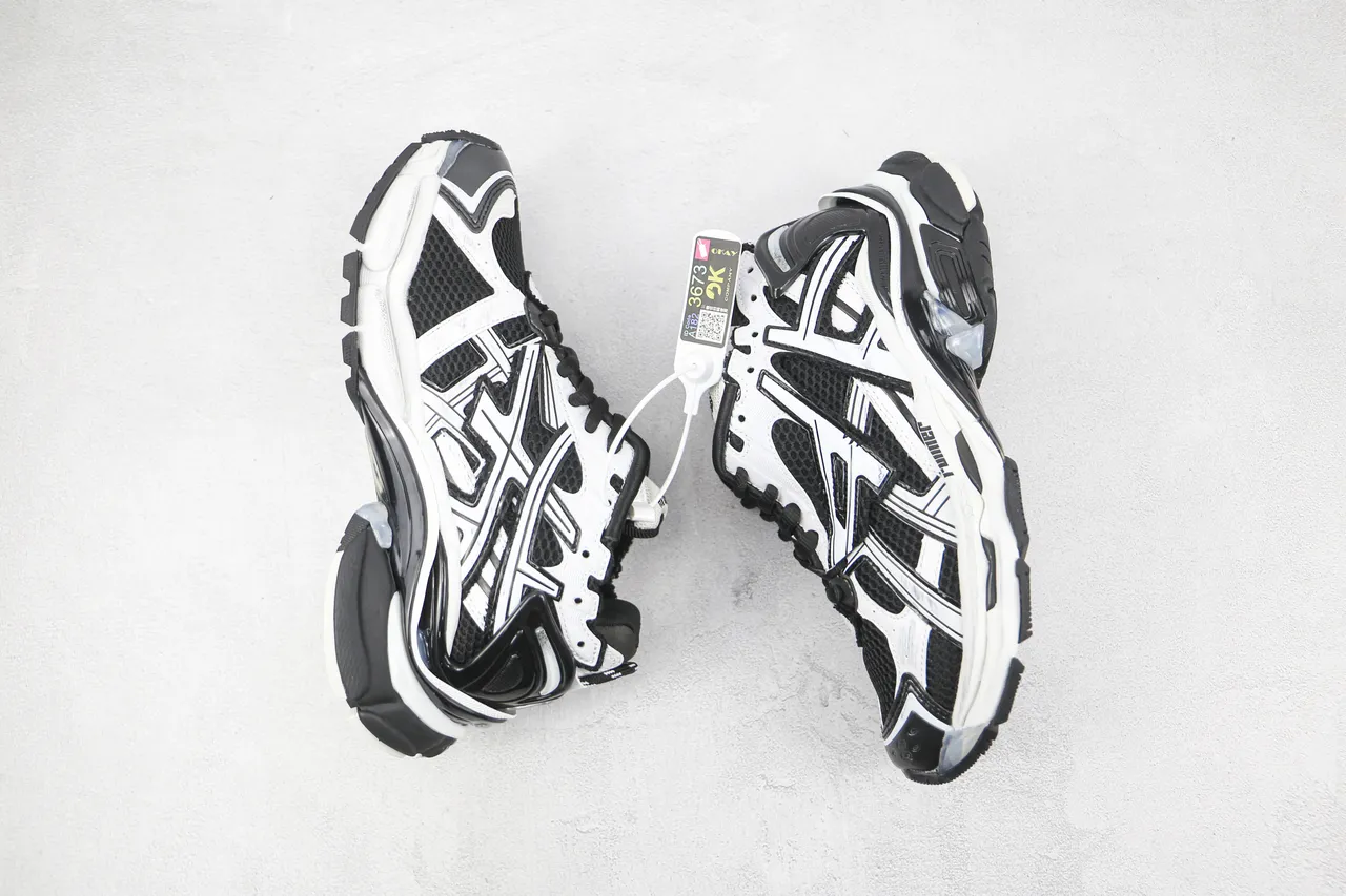 ASICS Gel-Kayano 14 White Black Chunky Sneakers 2