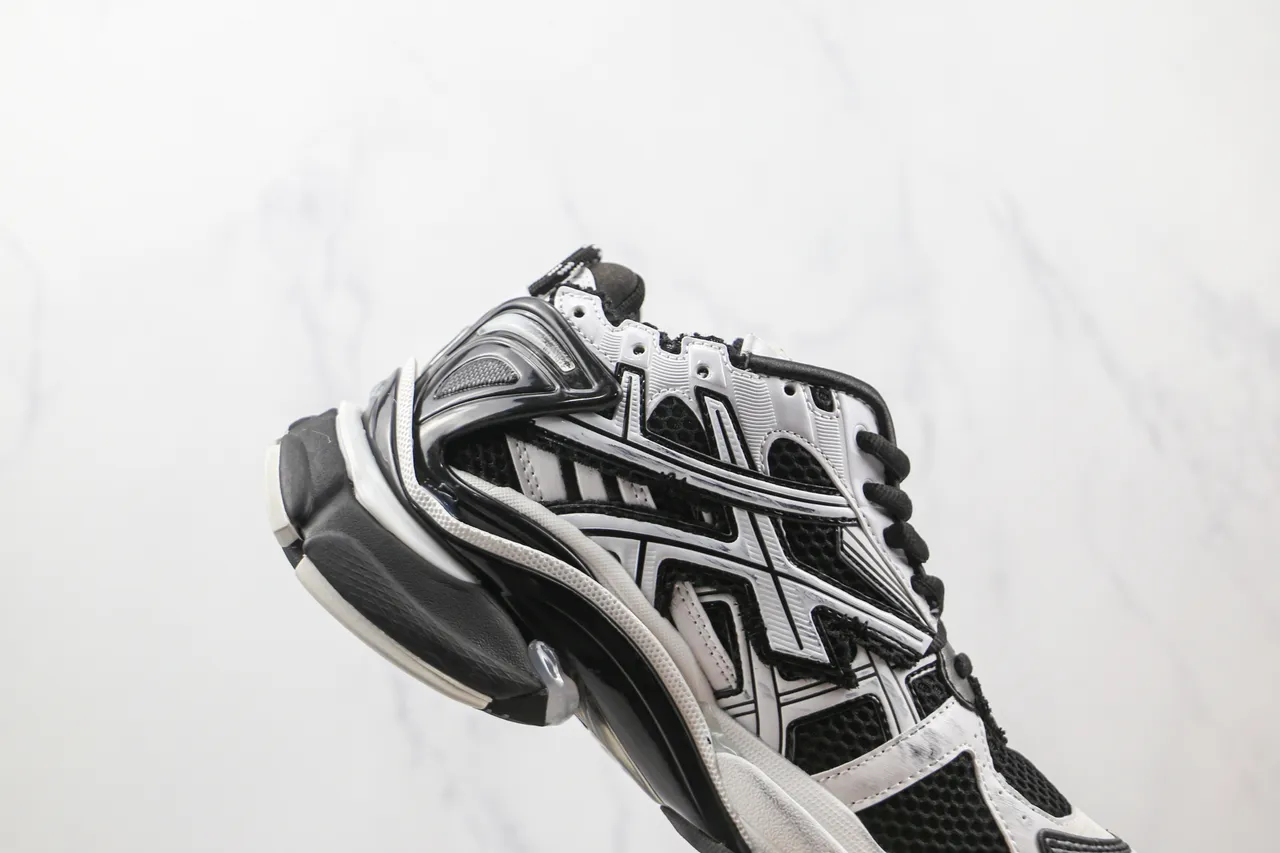ASICS Gel-Kayano 14 White Black Chunky Sneakers 5