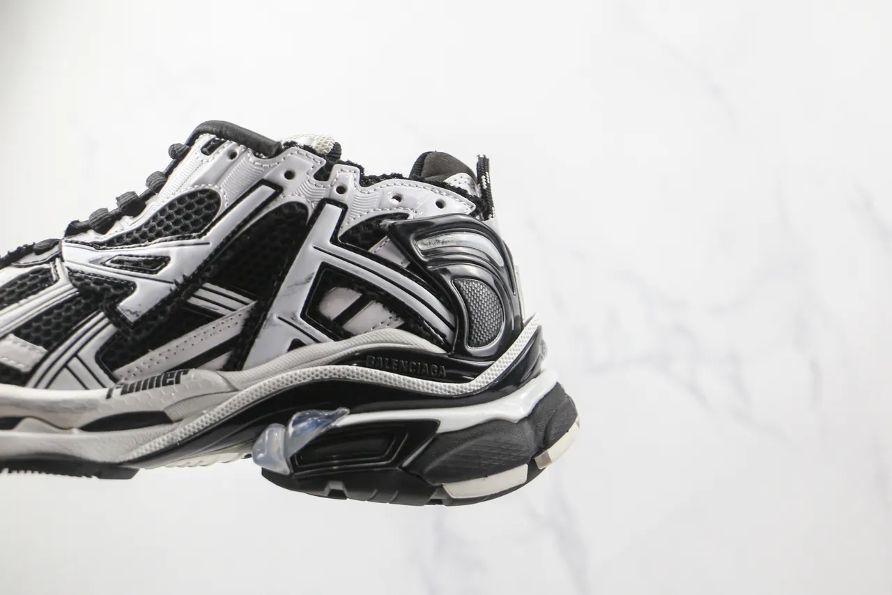 ASICS Gel-Kayano 14 White Black Chunky Sneakers 7