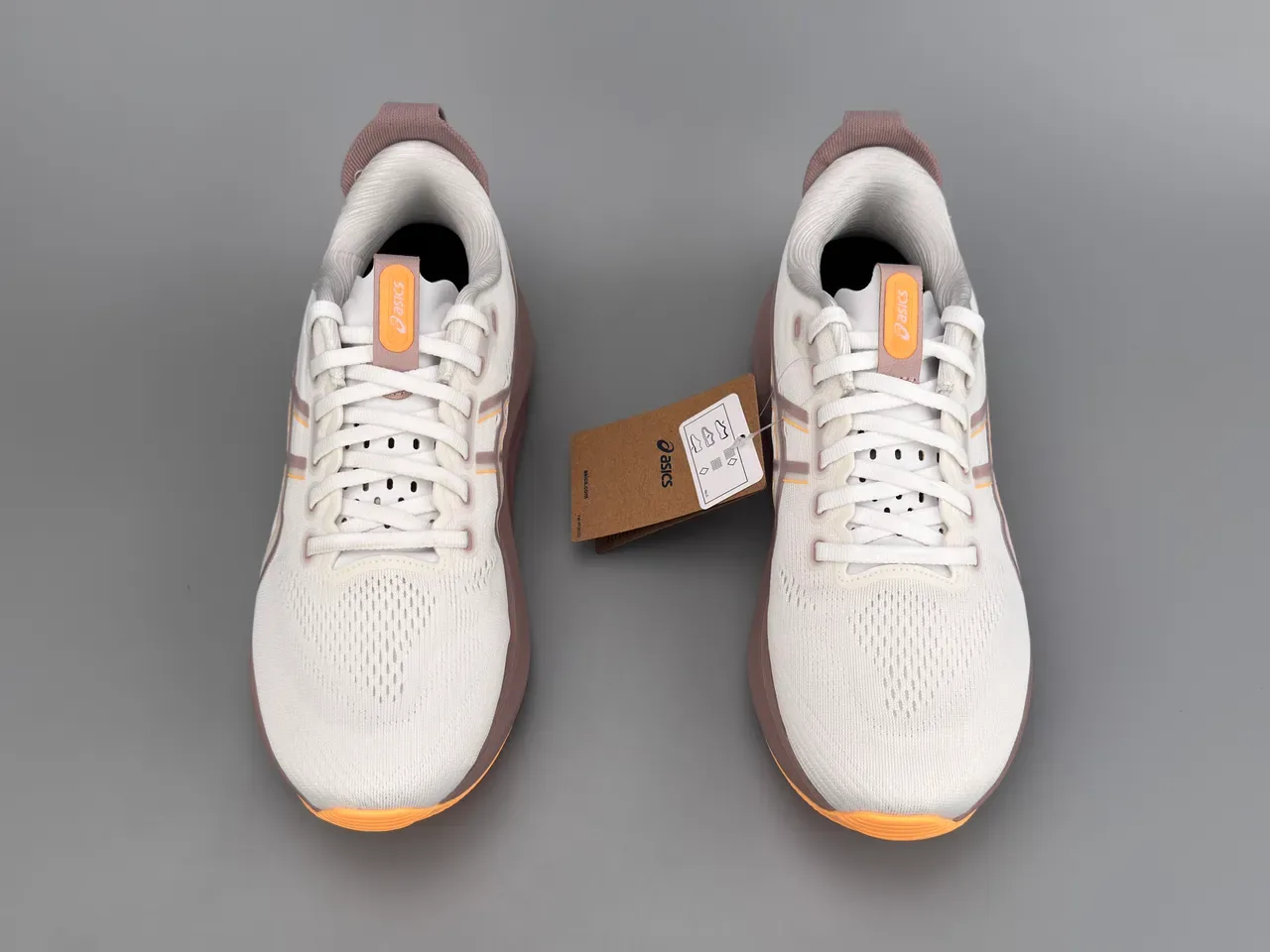 ASICS Gel-Kayano 32 Off-White and Dusty Rose Running Shoes 8