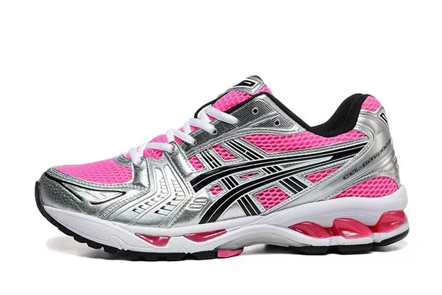 ASICS Gel-Kayano Pink and Silver Running Shoes 2