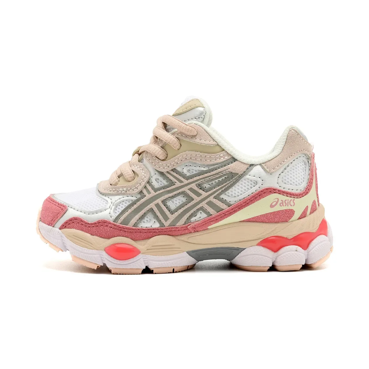 ASICS Gel-Kayano Blanc Vert Upper maille-couche synthétique Lacets asymétriques Sneakers lifestyle 7