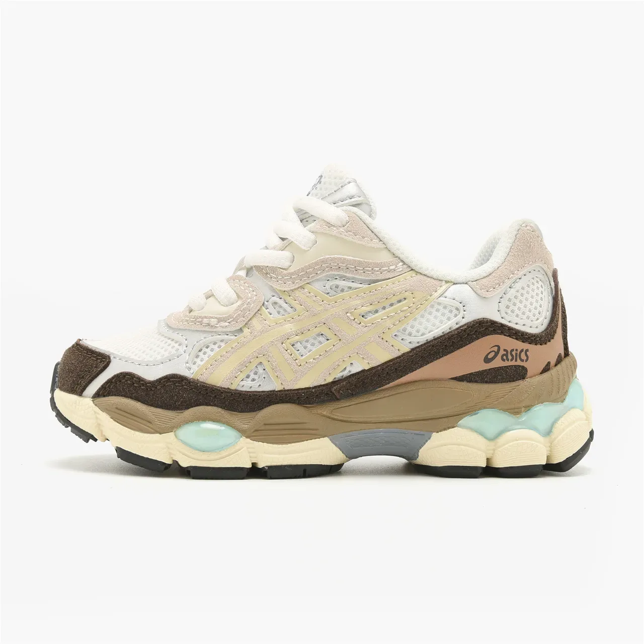 ASICS Gel-Kayano Blanc Vert Upper maille-couche synthétique Lacets asymétriques Sneakers lifestyle 9