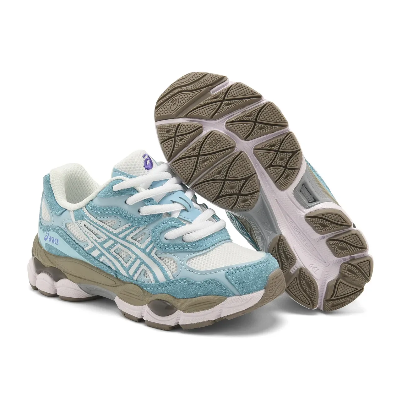 ASICS Gel-Kayano Blanc Vert Upper maille-couche synthétique Lacets asymétriques Sneakers lifestyle 14