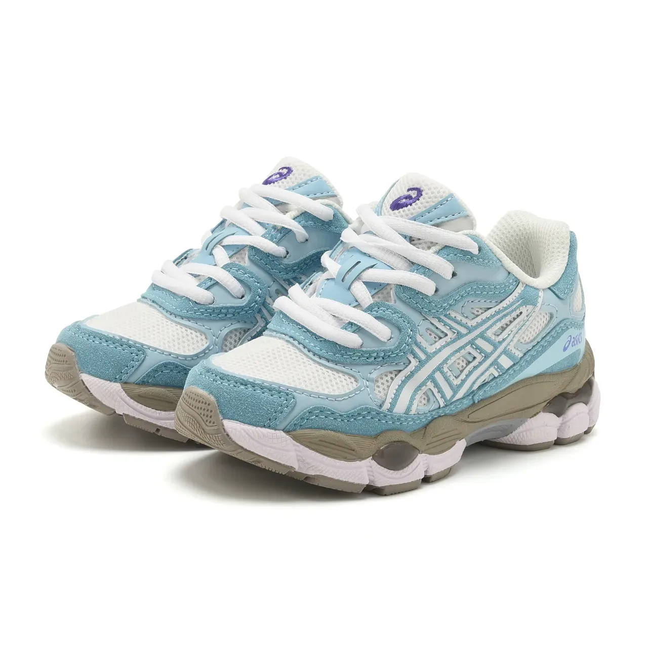 ASICS Gel-Kayano Blanc Vert Upper maille-couche synthétique Lacets asymétriques Sneakers lifestyle 17