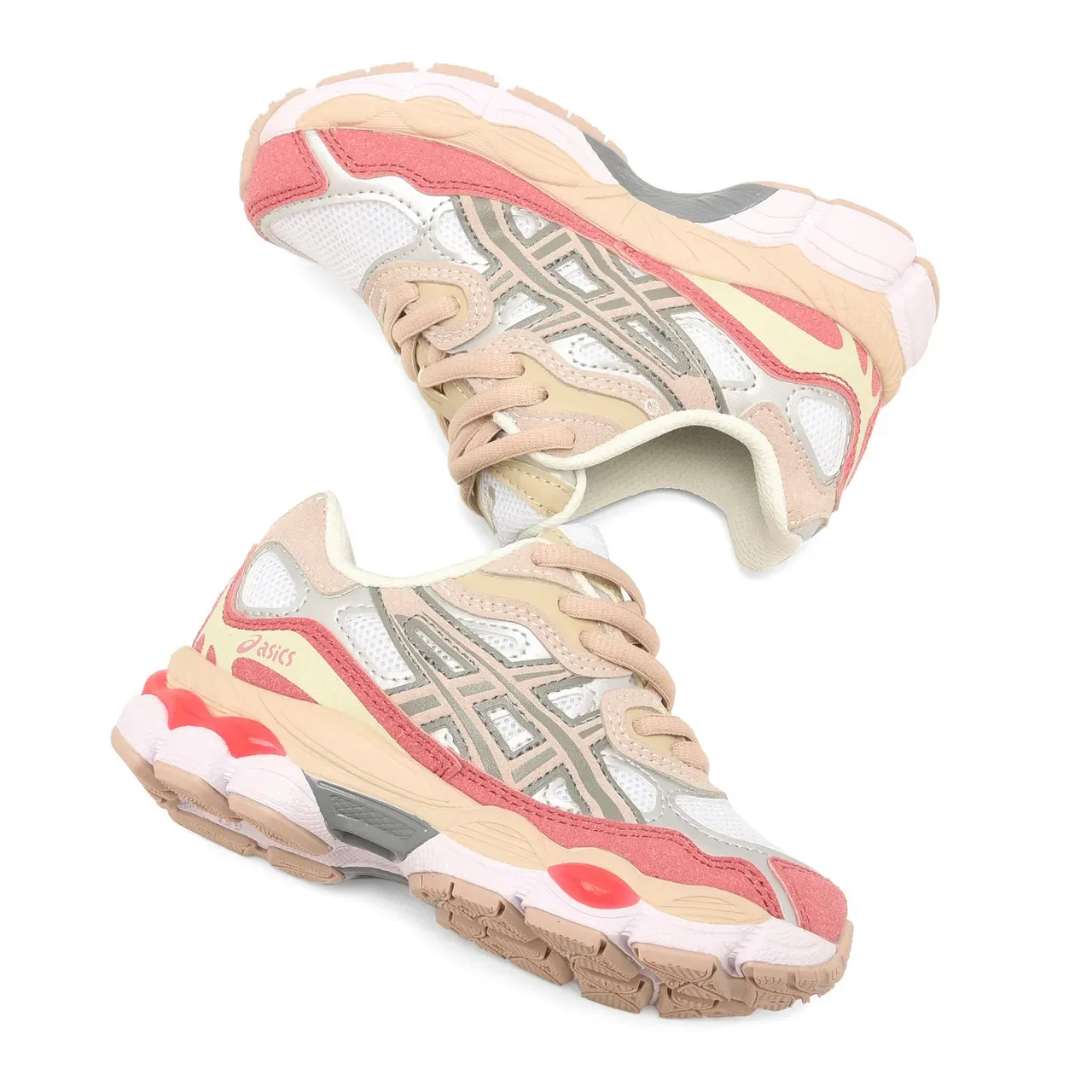 ASICS Gel-Kayano Blanc Vert Upper maille-couche synthétique Lacets asymétriques Sneakers lifestyle 24
