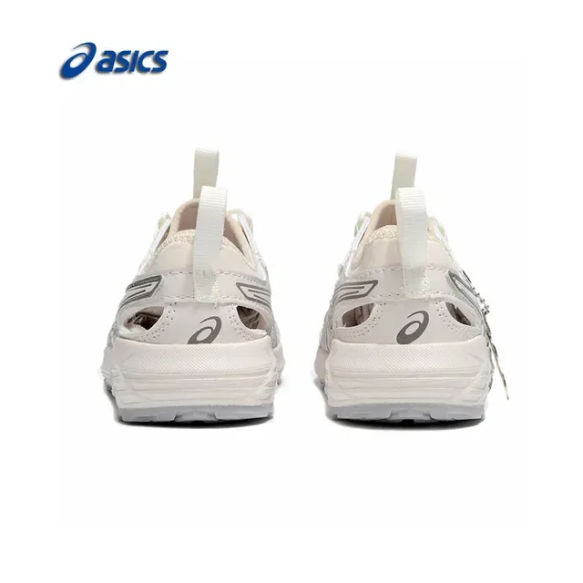 ASICS أبيض أسود Caged Midfoot Overlay Aggressive Lug Outsole حذاء رياضي 13
