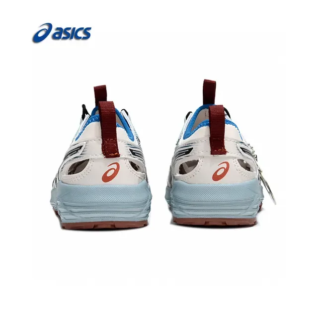 ASICS أبيض أسود Caged Midfoot Overlay Aggressive Lug Outsole حذاء رياضي 19