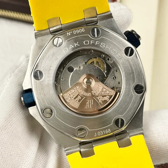 Audemars Piguet Royal Oak Offshore Yellow and Blue Mechanical Watch 5