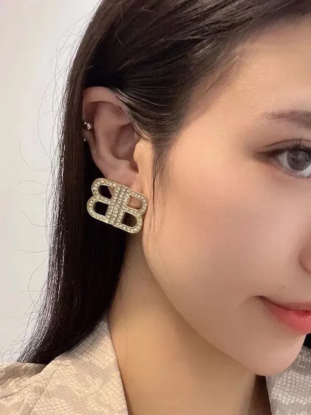 Collier Balenciaga BB Pendant Or et Argent 8