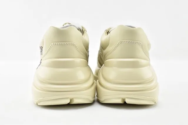 Balenciaga Beige Negro Silueta Oversized Suela Esculpida Zapatillas Chunky 9