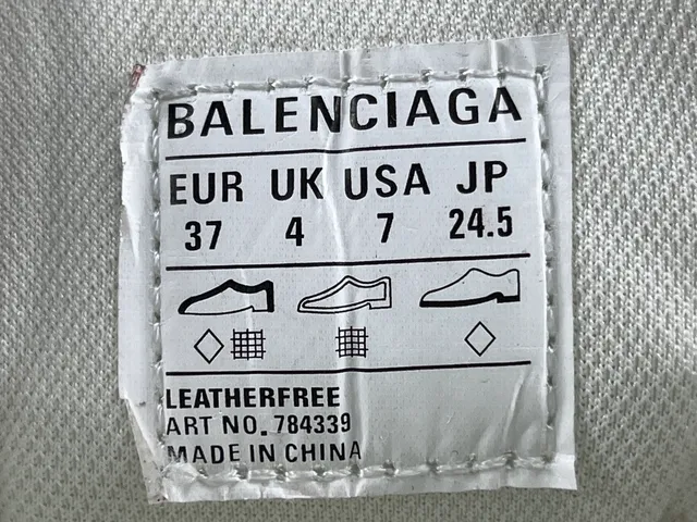Balenciaga Beige Red Chunky Sneakers com silhueta oversize e sola multicamadas 12