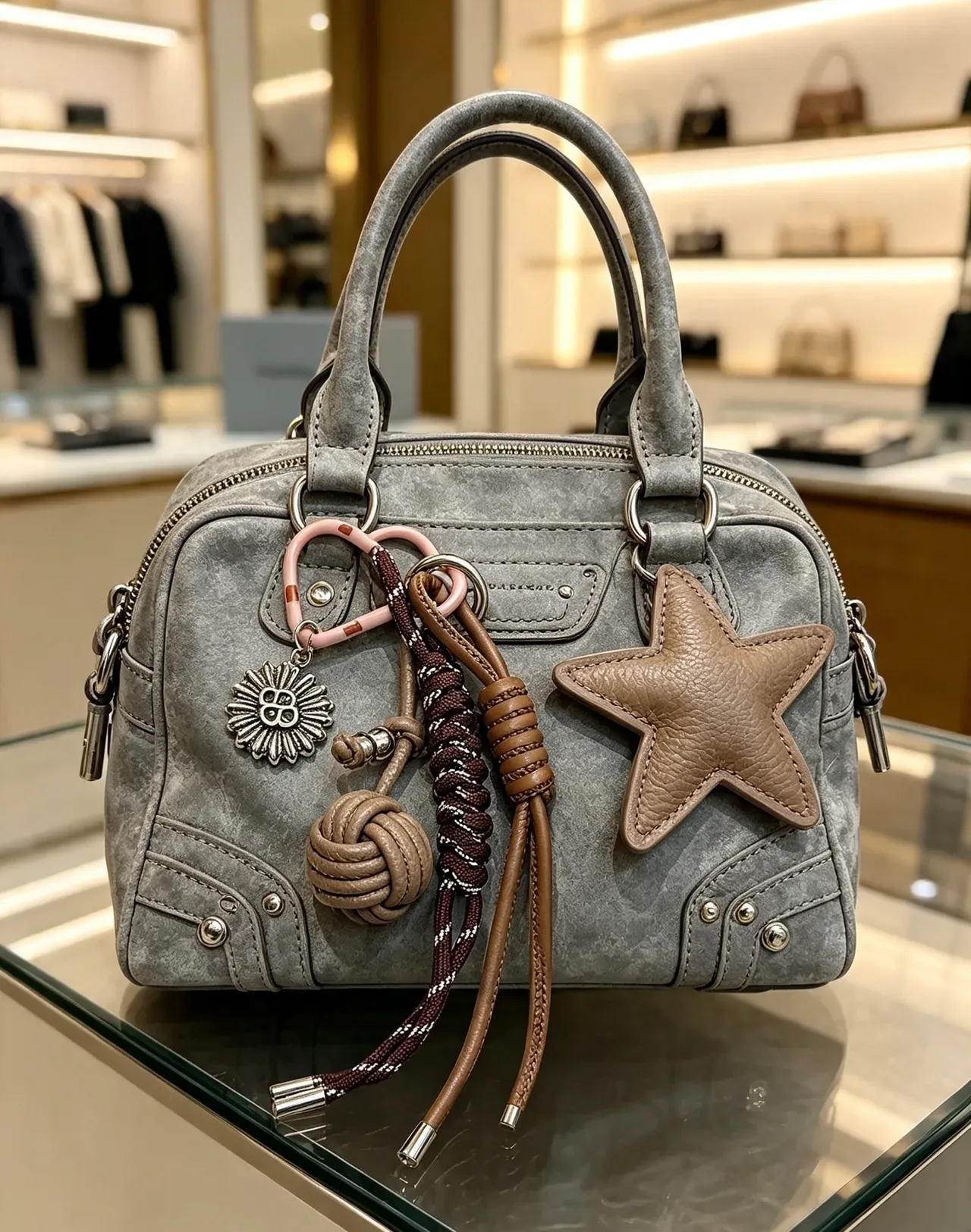 Balenciaga Black Beige Structured Leather Top-Handle Handbag 4
