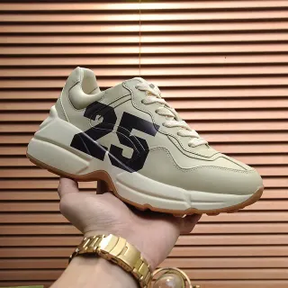 Balenciaga Defender بيج أسود كعب فائق الحجم حذاء رياضي سميك