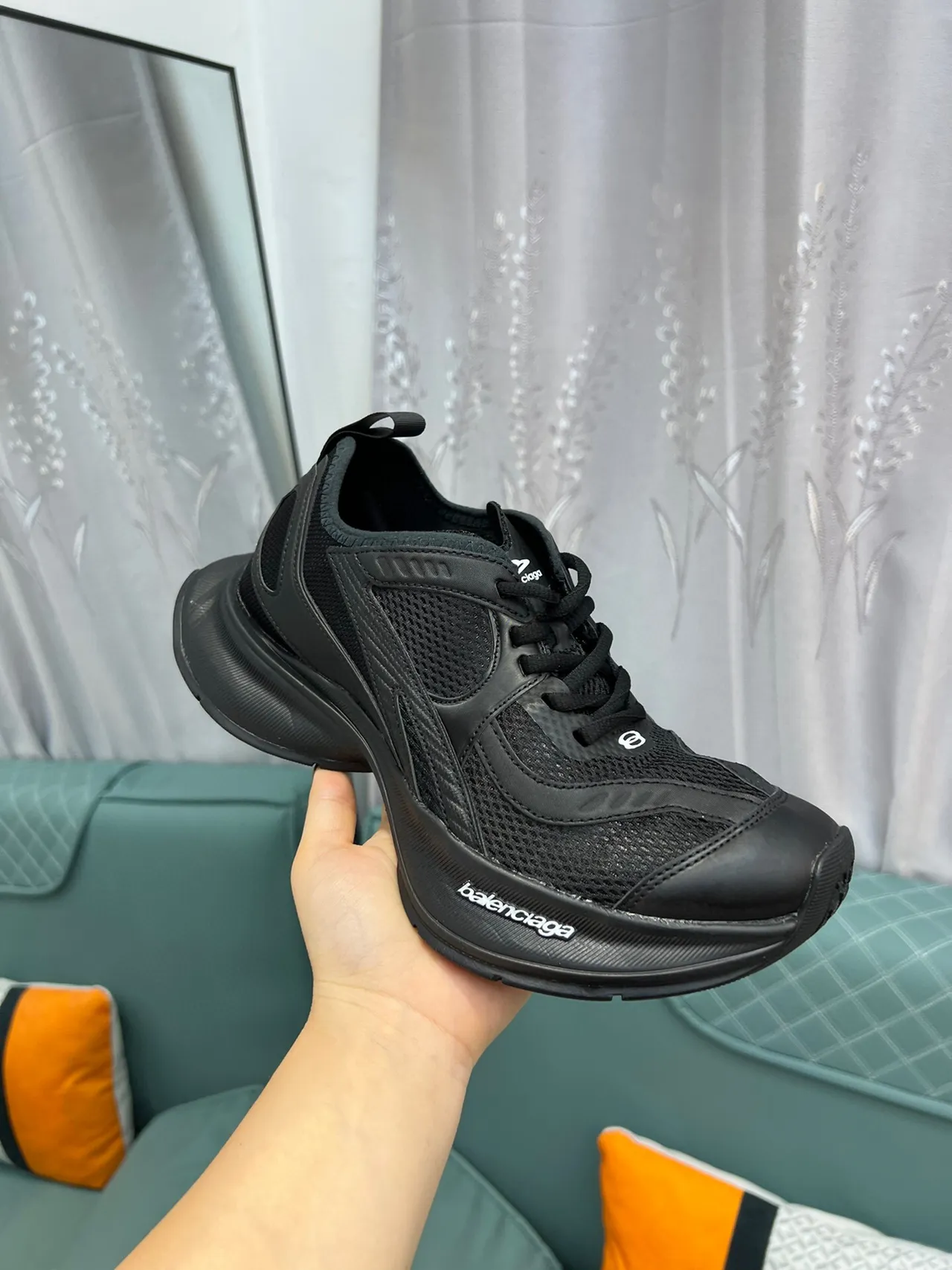 Balenciaga Runner Black Chunky Sneakers 6