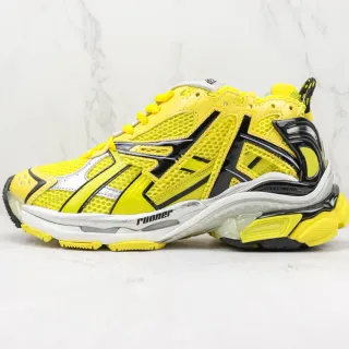 Balenciaga Runner Amarillo Brillante Negro Blanco Zapatillas Gruesas