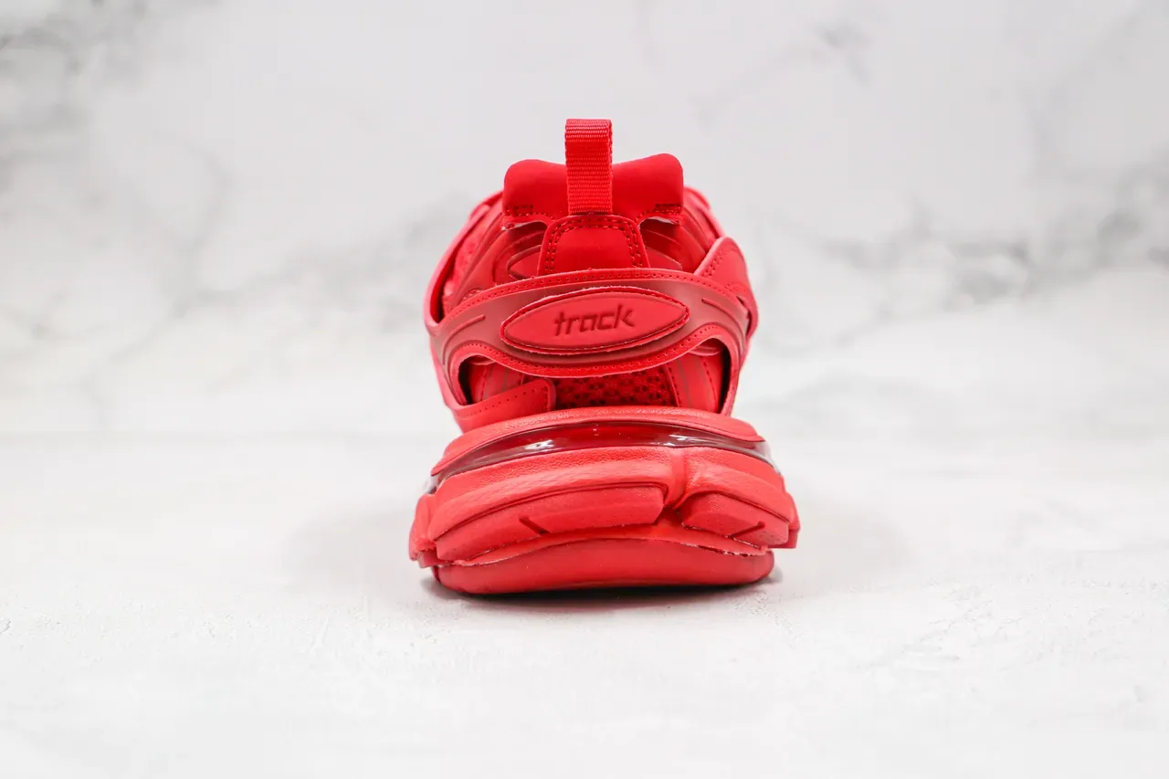 Balenciaga Runner Tênis Chunky Vermelho Monocromático 2