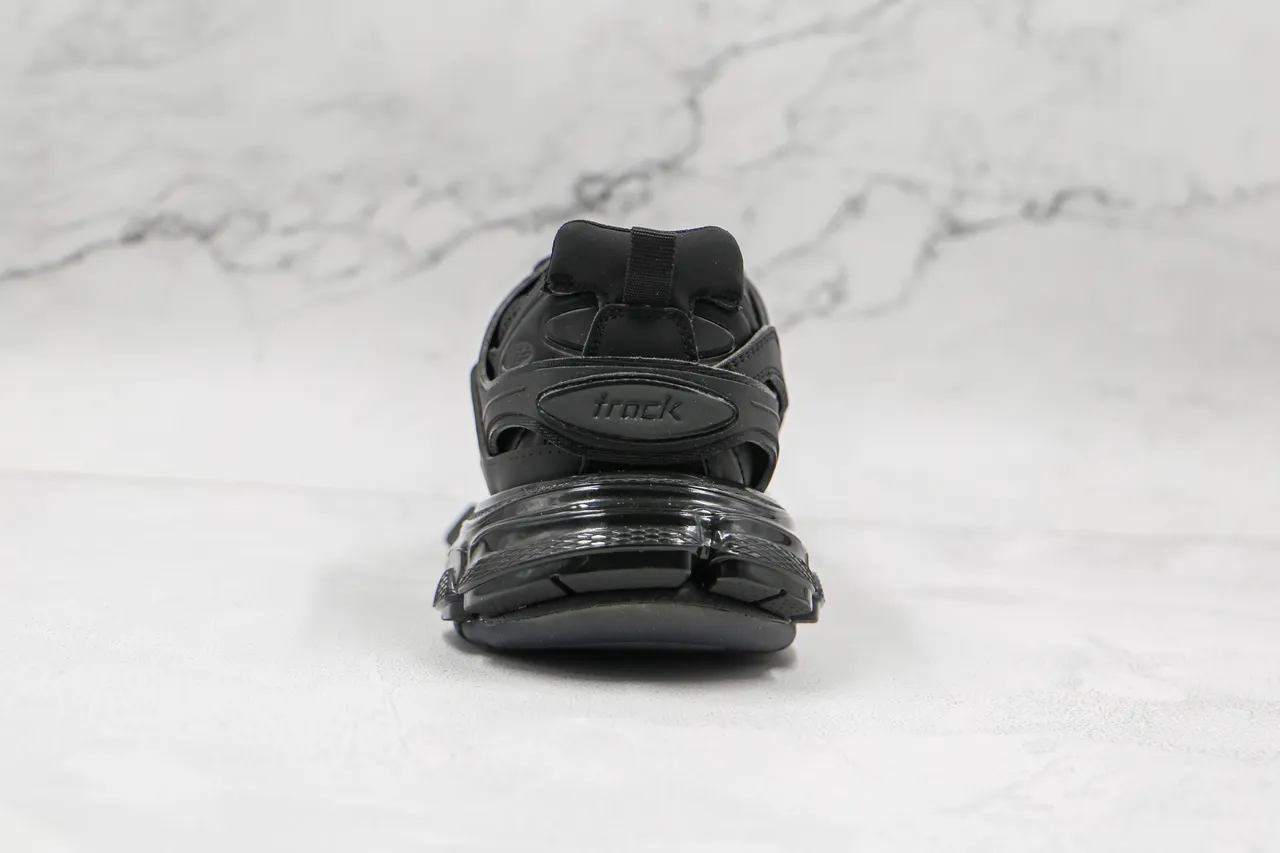 Balenciaga Runner Monochrome Black Chunky Sneakers 2