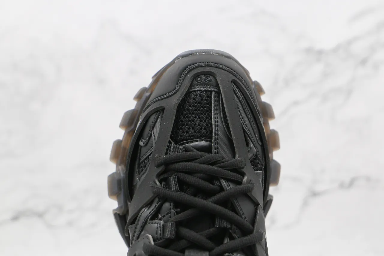Balenciaga Runner Monochrome Black Chunky Sneakers 5