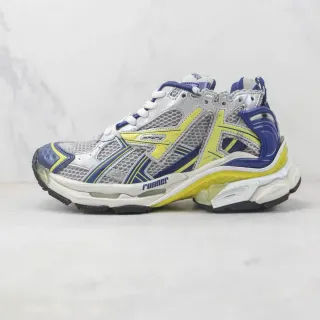 Balenciaga Runner Zapatillas Chunky Blancas Azules Amarillas