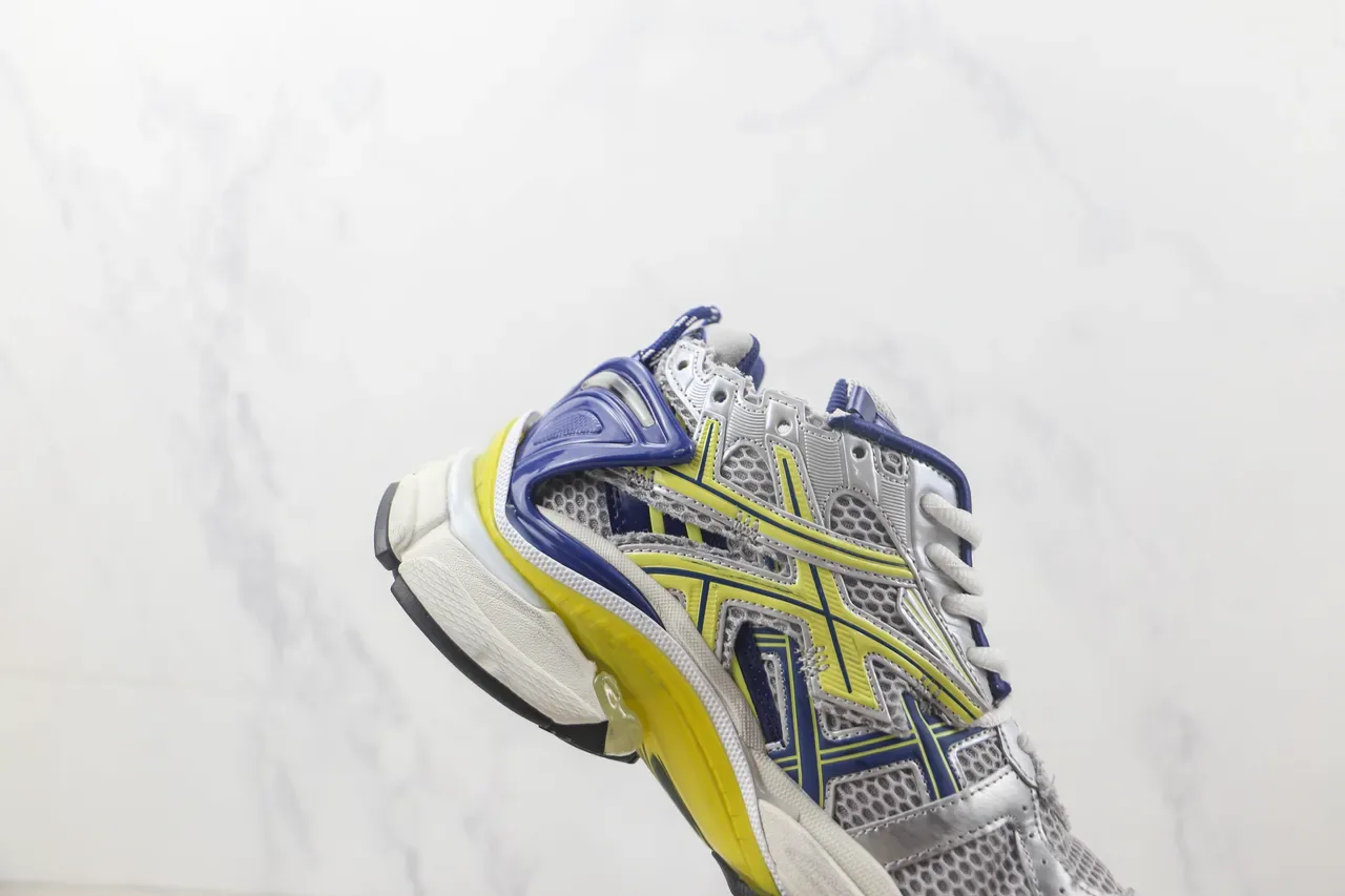 Balenciaga Runner Zapatillas Chunky Blancas Azules Amarillas 5