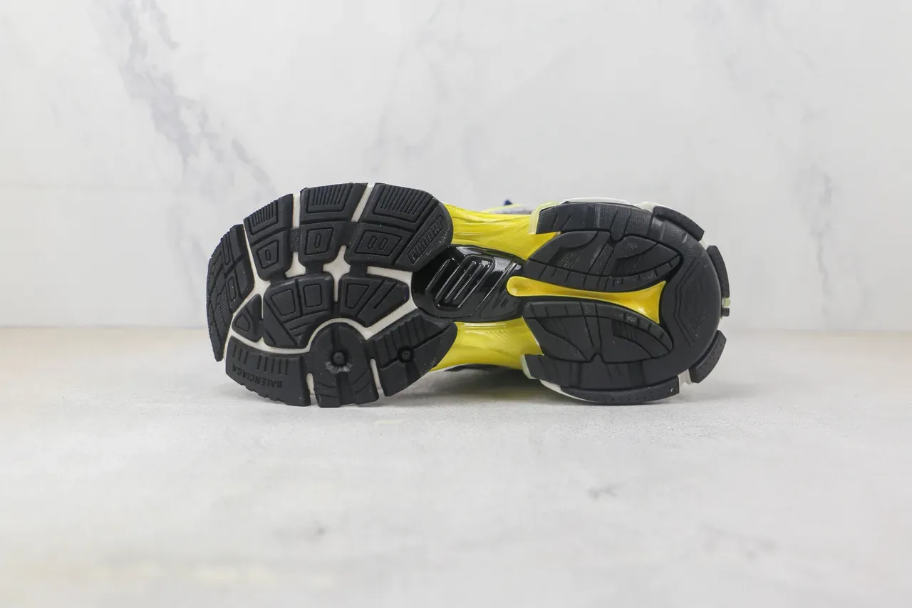 Balenciaga Runner Zapatillas Chunky Blancas Azules Amarillas 8