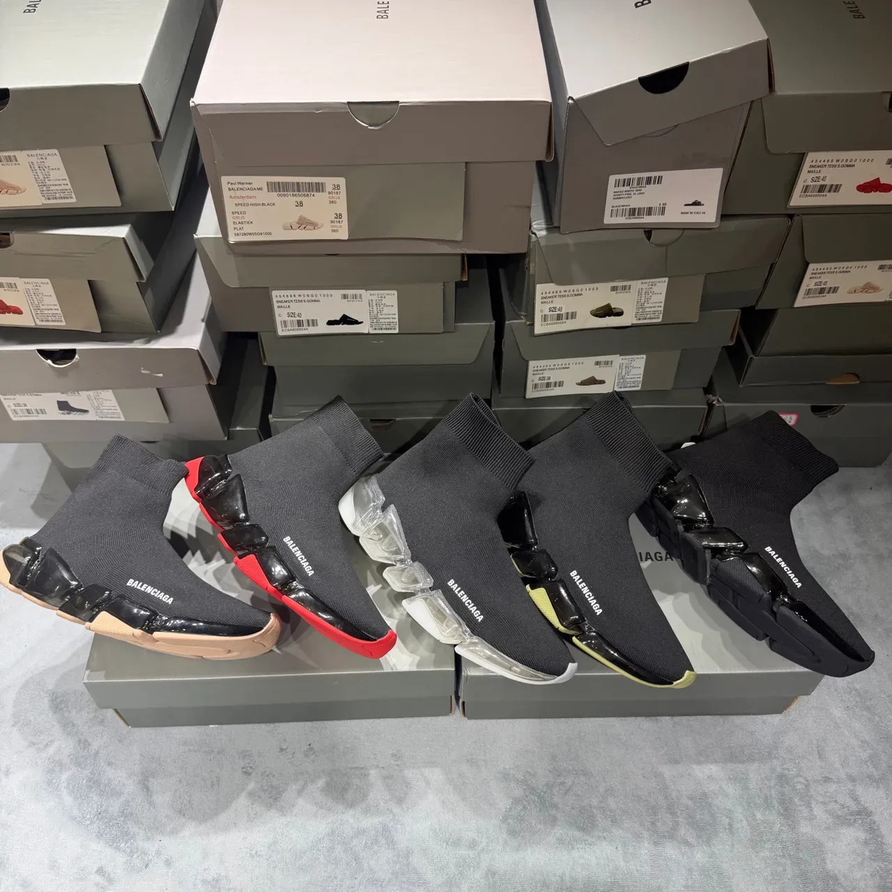 Balenciaga Speed Trainer Black Sock-Fit tênis lifestyle 2