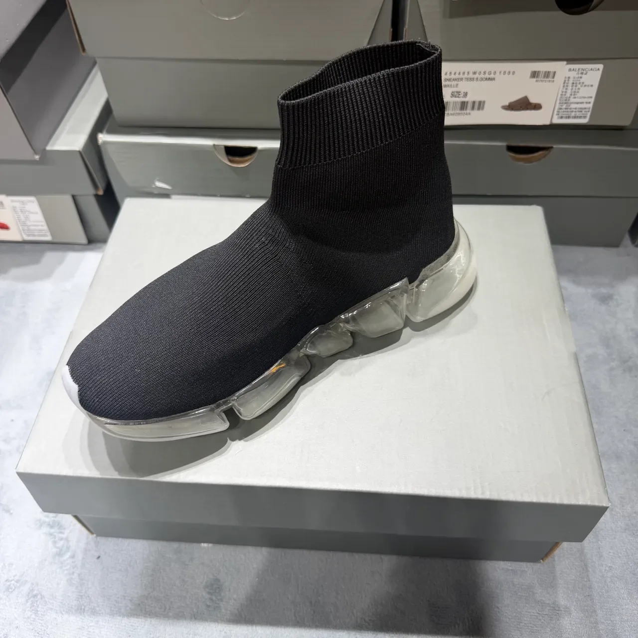 Balenciaga Speed Trainer Black Sock-Fit tênis lifestyle 4