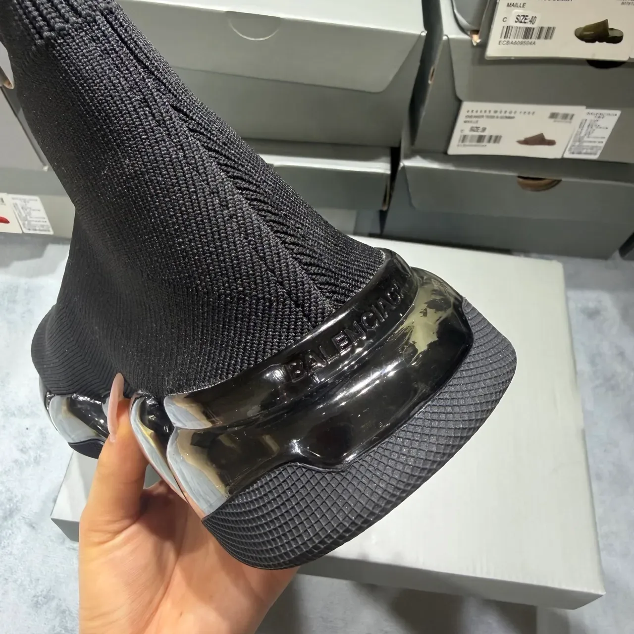 Balenciaga Speed Trainer Black Sock-Fit Lifestyle Sneakers 2