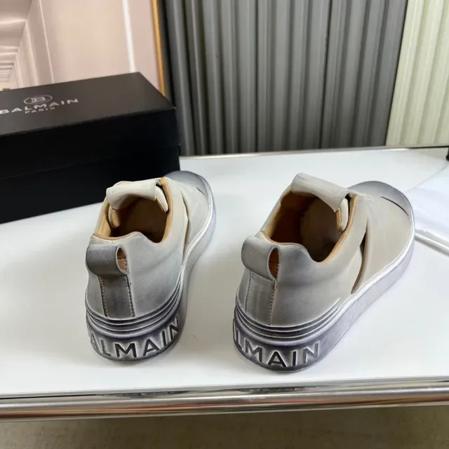 Balenciaga Speed Trainer حذاء رياضي أسلوبي فضي معدني slip-on 7