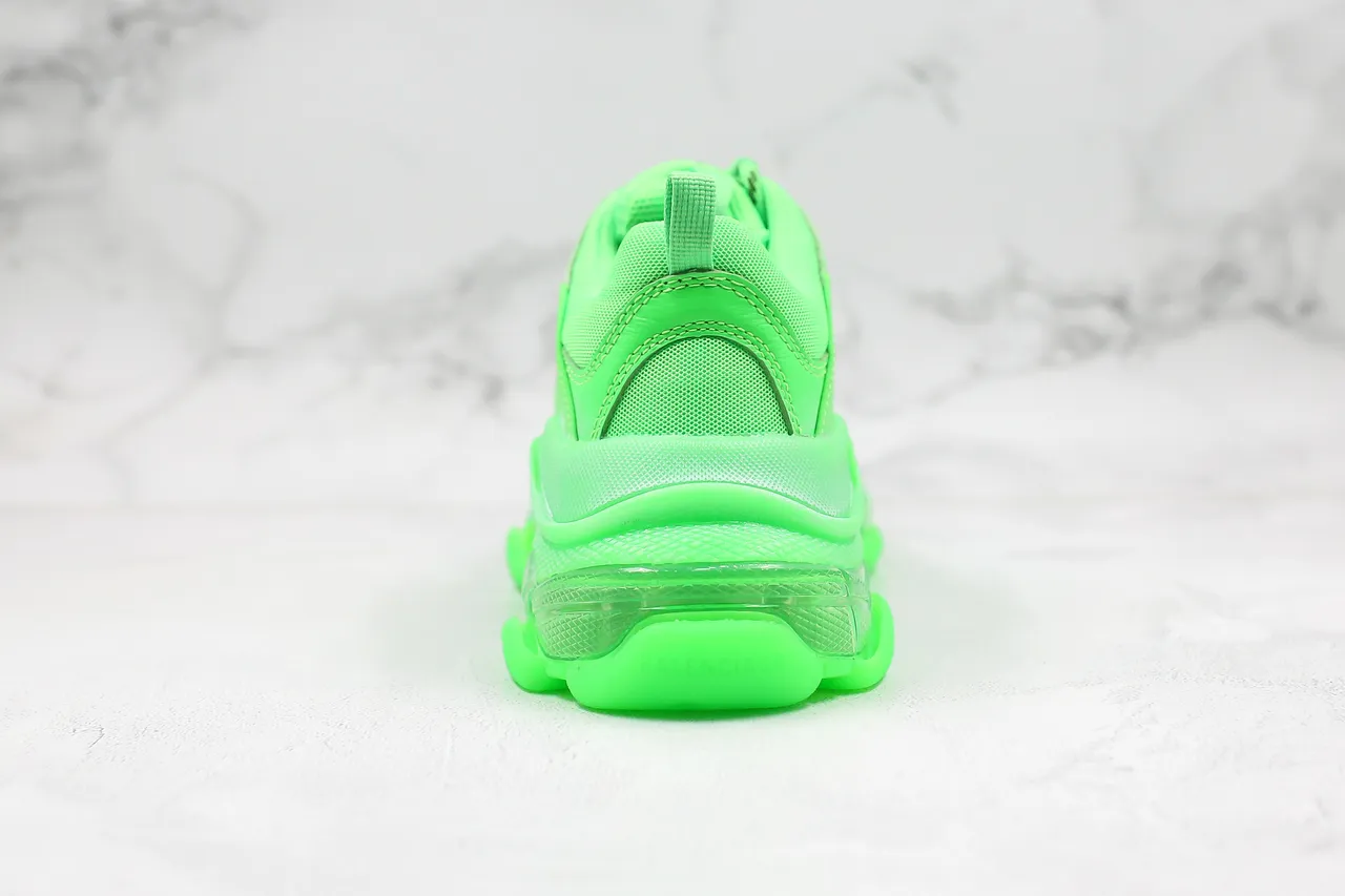 Balenciaga Triple S Neon Green tênis grossos 2