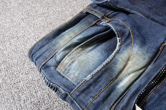 Balmain Moto-Style Paint-Splatter Distressed Slim Fit Jeans 9