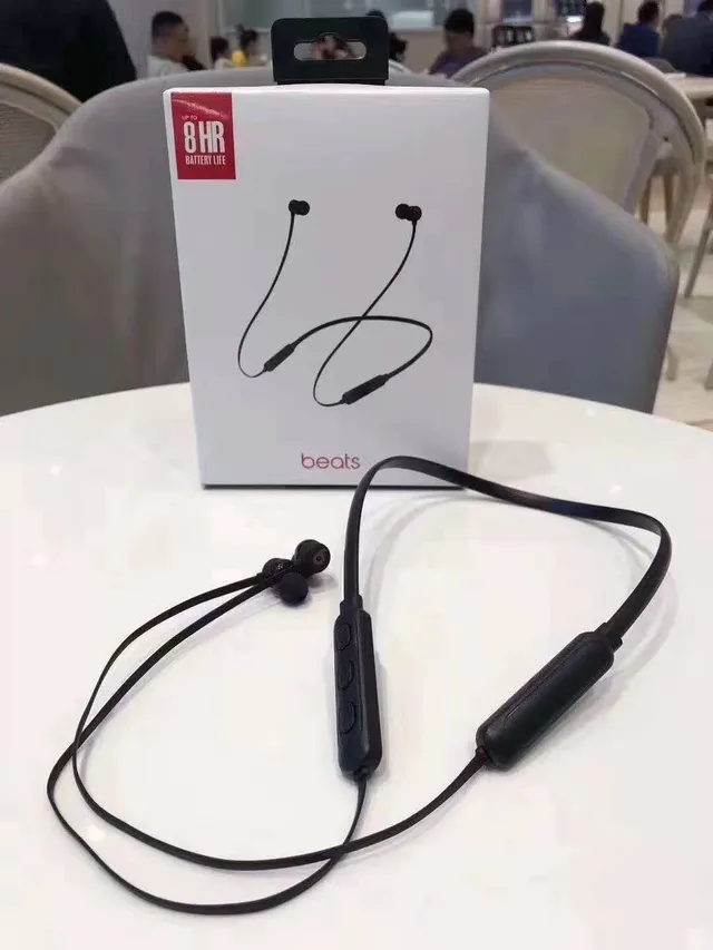 Beats BeatsX Black Blue Neckband Design Angled Earbud Stems Sports Earphones 8