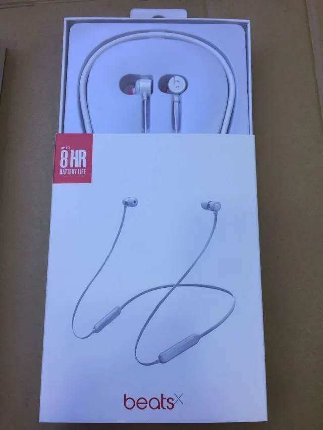 Beats BeatsX Black Blue Neckband Design Angled Earbud Stems Sports Earphones 11