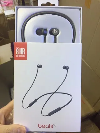 Beats BeatsX Black Blue Neckband Design Angled Earbud Stems Sports Earphones 13