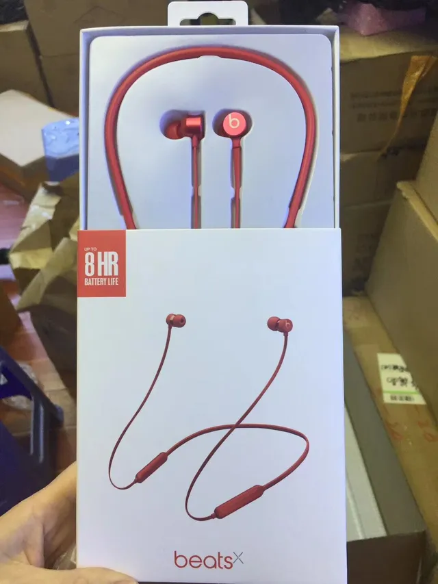 Beats BeatsX Black Blue Neckband Design Angled Earbud Stems Sports Earphones 17