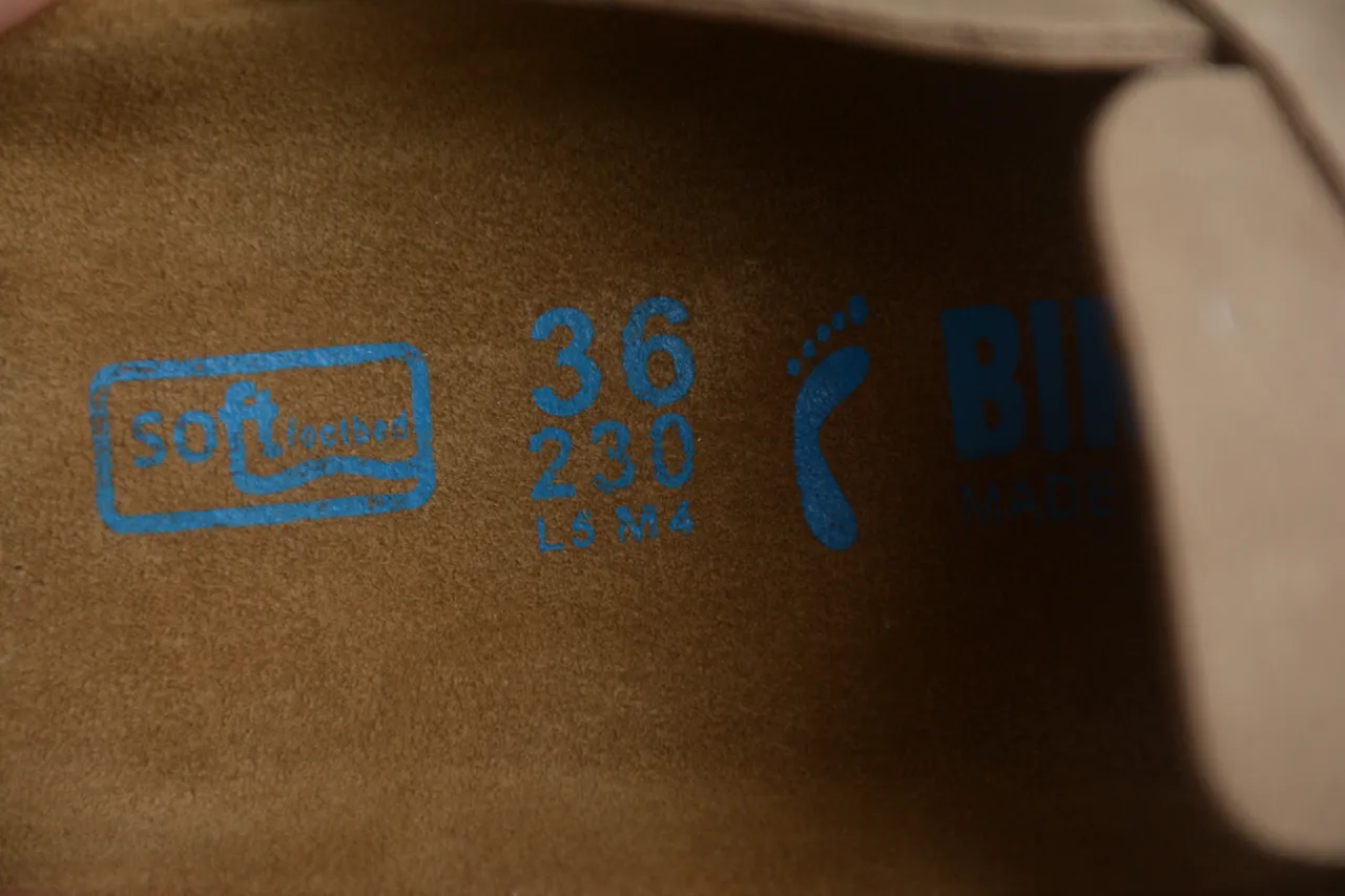 Birkenstock Arizona Bege Camurça Correia Única Sabota 4