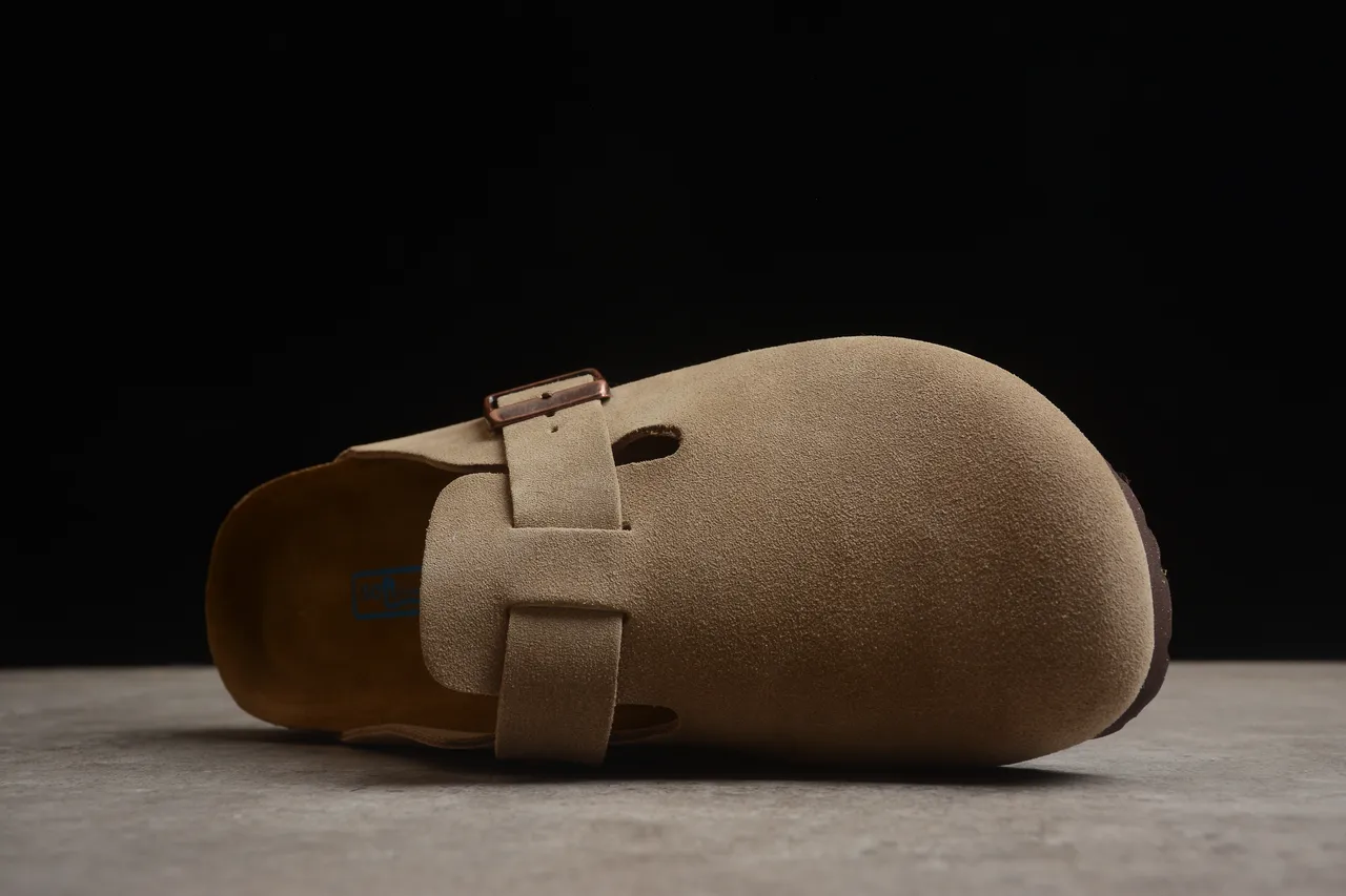 Birkenstock Arizona Bege Camurça Correia Única Sabota 11
