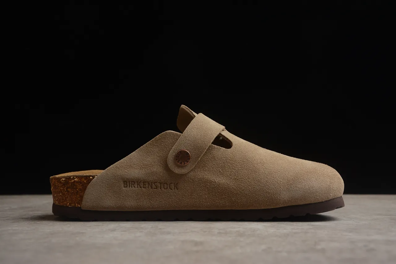 Birkenstock Arizona Bege Camurça Correia Única Sabota 12