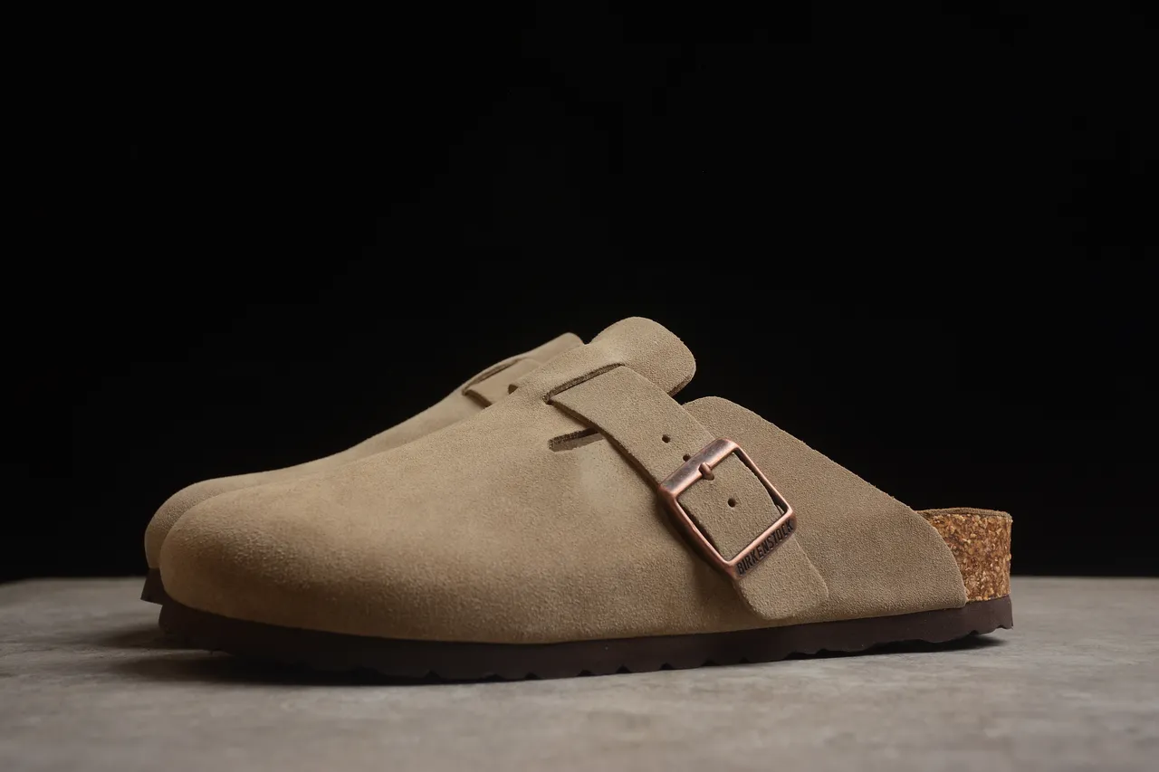 Birkenstock Arizona Bege Camurça Correia Única Sabota 13