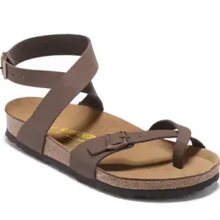 Birkenstock Arizona Brown Cork Footbed Gladiator Sandals