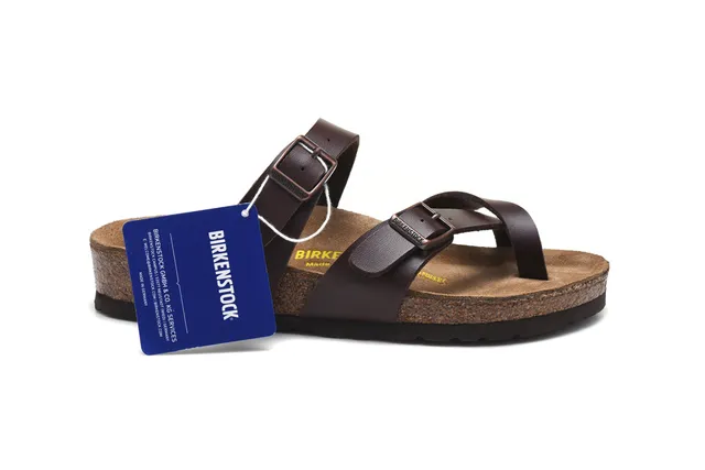 Birkenstock Arizona Sandales Casuales en Cuir Brun 2