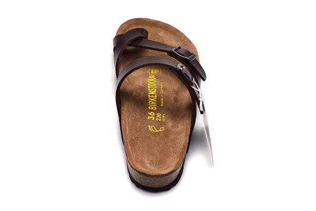 Birkenstock Arizona Sandales Casuales en Cuir Brun 5