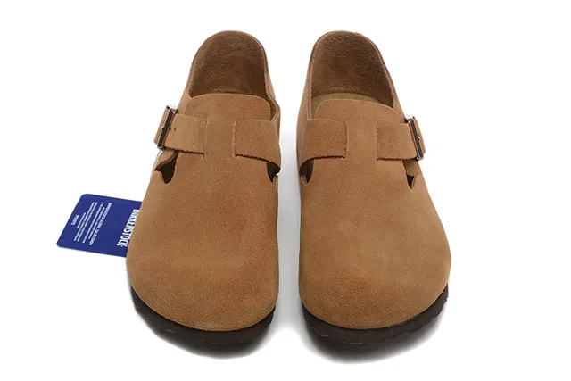 Birkenstock Arizona Marron Daim Supérieur Boucle Unique Bretelle Chaussures Casual 3