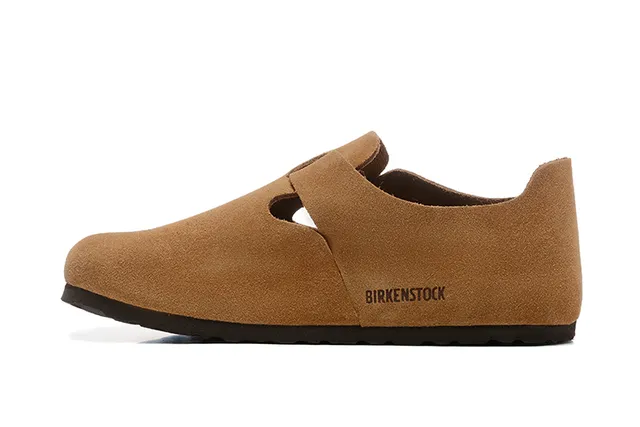 Birkenstock Arizona Marron Daim Supérieur Boucle Unique Bretelle Chaussures Casual 5