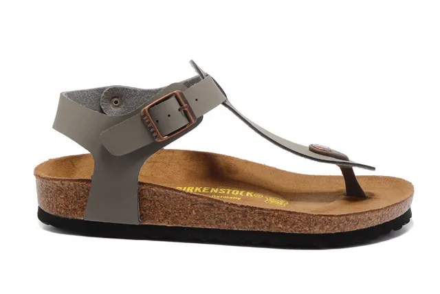 Birkenstock Arizona صندل كاجوال رمادي 4